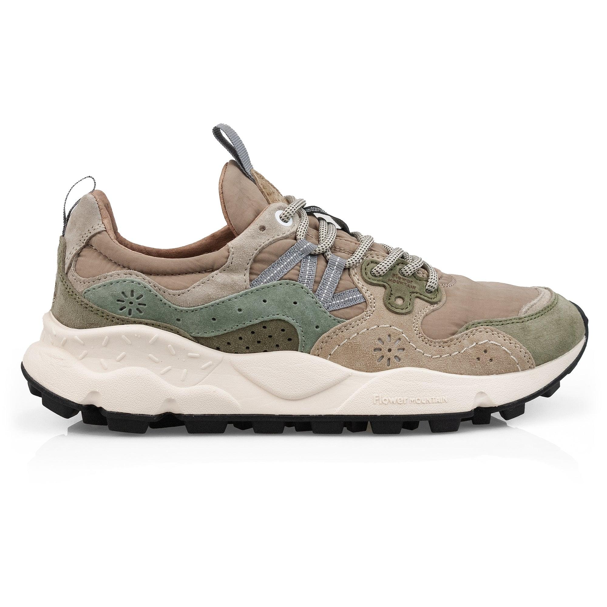 Flower Mountain Synthetic Yamano 3 Trainers in Green (Gray) for Men | Lyst