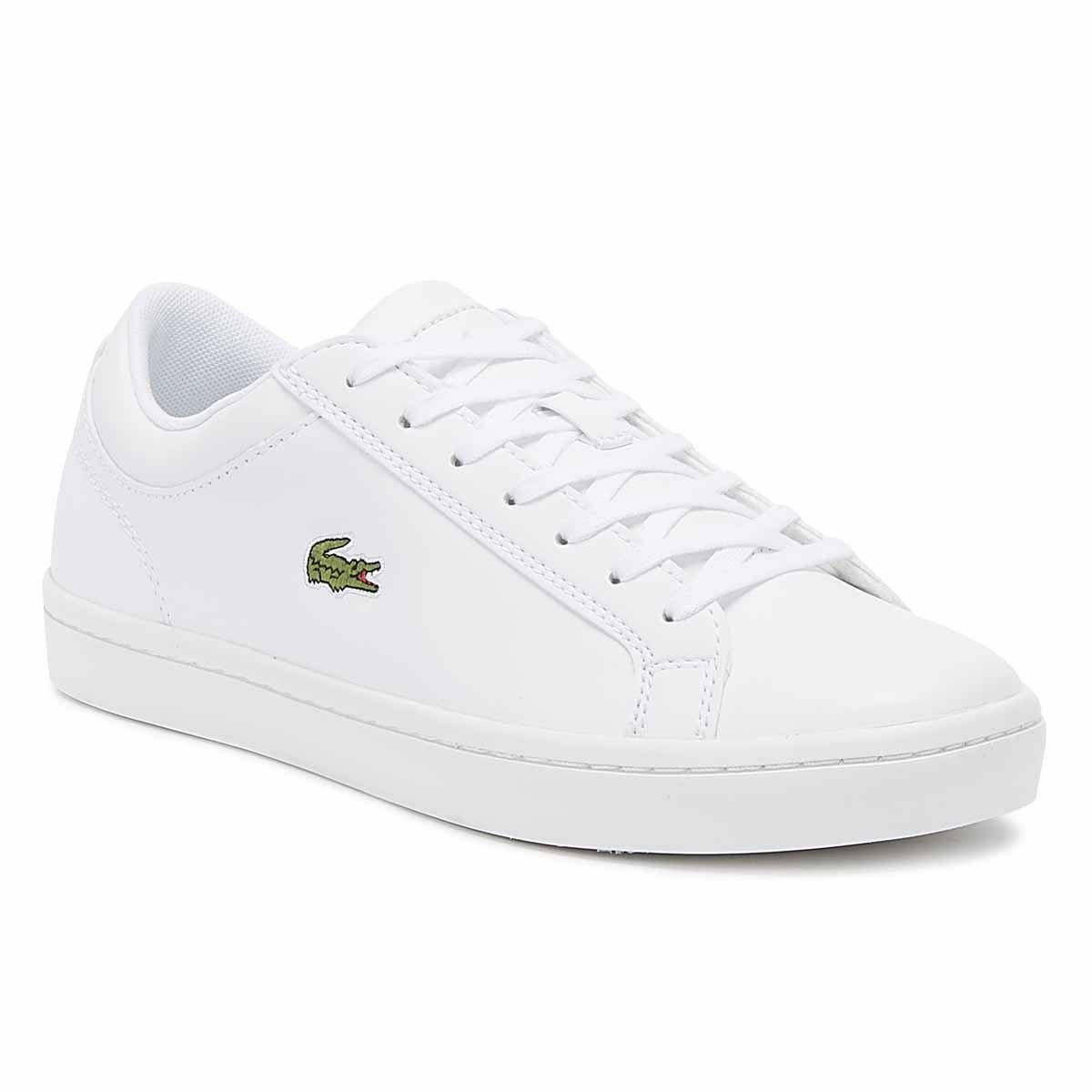 Lacoste Straightset Bl 1 Trainers in White for Men | Lyst UK
