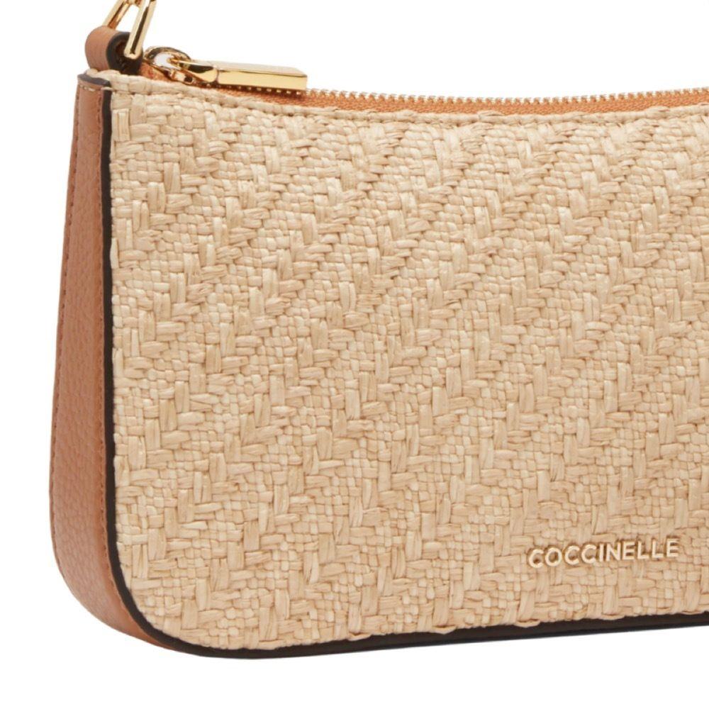 Coccinelle - Borsa a mano Never Without Rafia Natural Noir - LBG180101 –  Italy Station