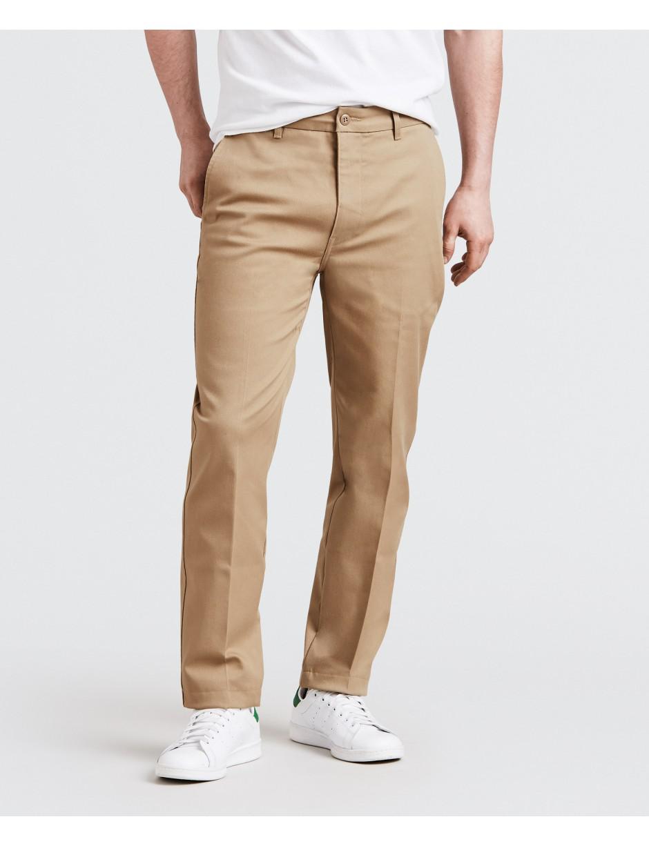 Levi's Levi's Men's 502 Regular Taper Fit Sta-prest Stretch Chinos in Brown  for Men | Lyst