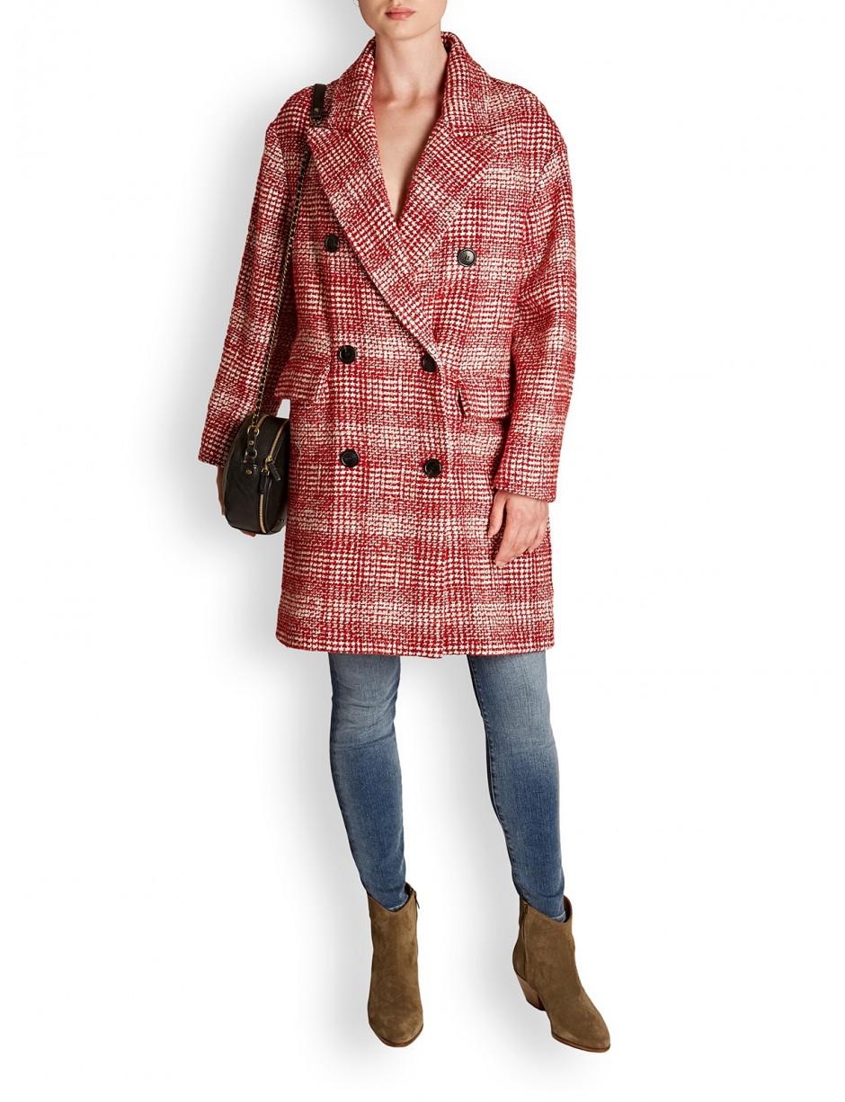 isabel marant red coat