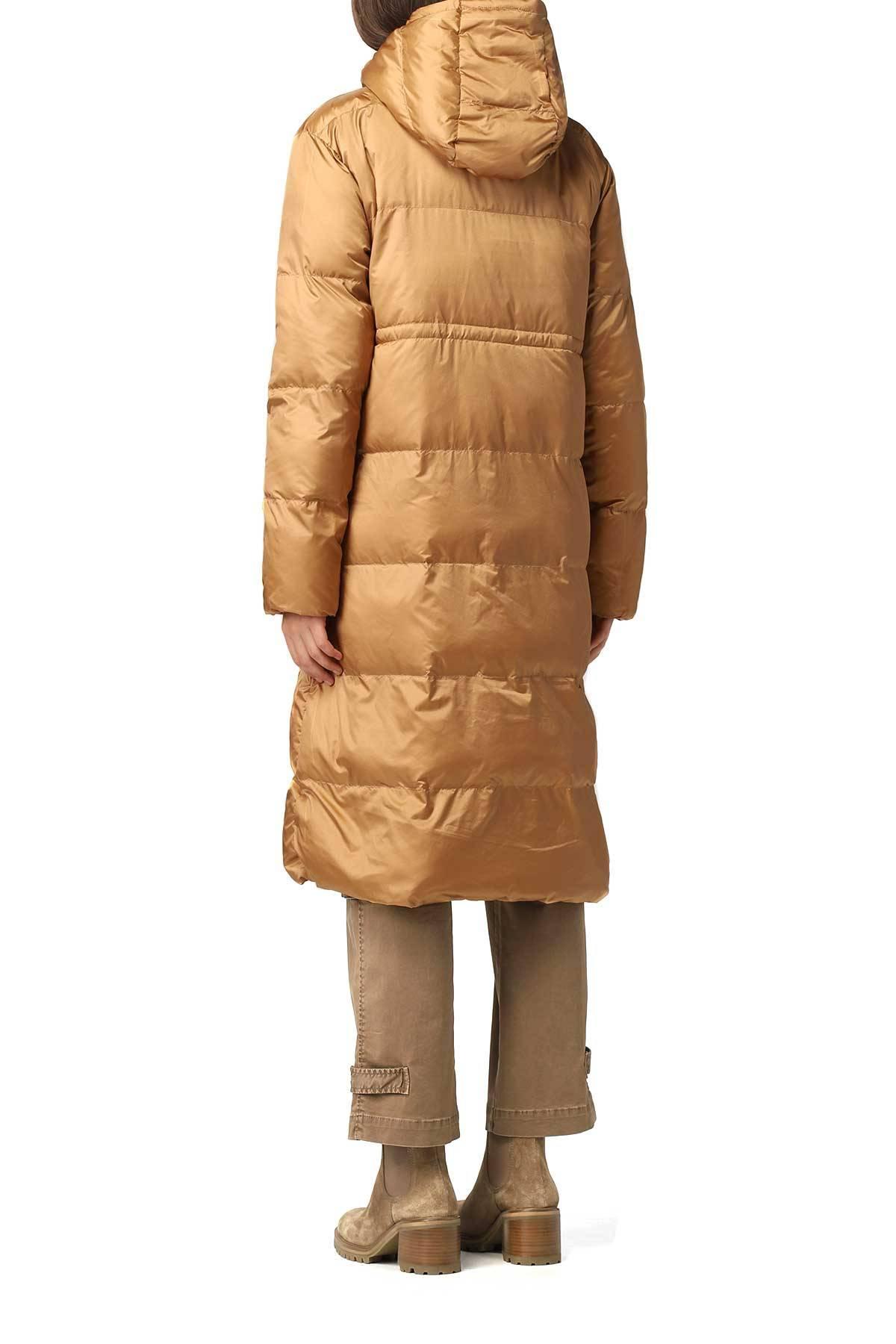 Pinko Canvas Down Jacket With Wool Insert - Save 28% | Lyst