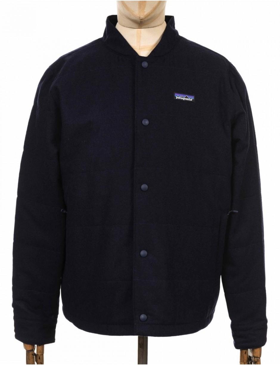 Patagonia Recycled Wool Bomber Jacket in Blue for Men | Lyst