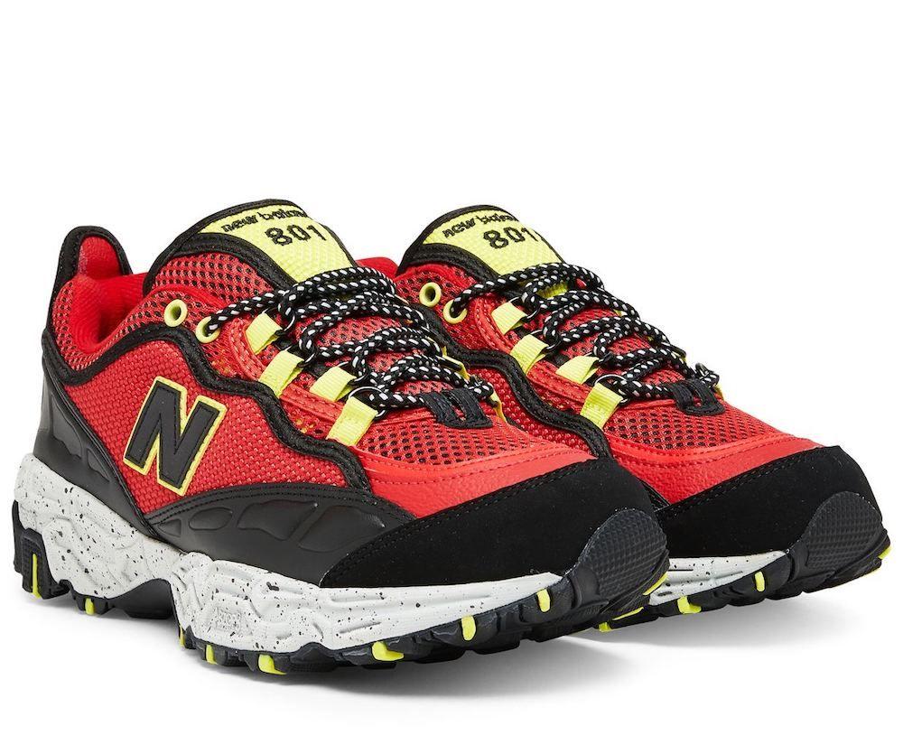 New Balance Leather Ftwr Red for Men | Lyst