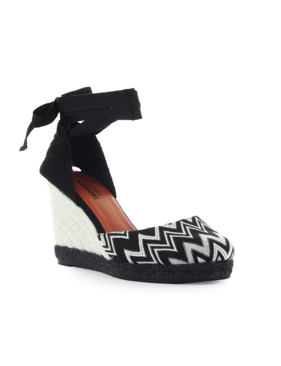 castañer carina 80 canvas wedge espadrilles