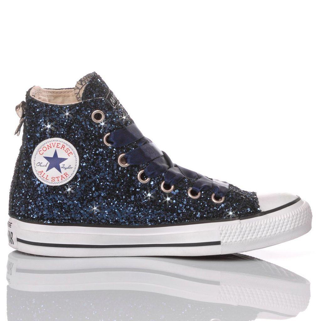 converse shoes with sparkles