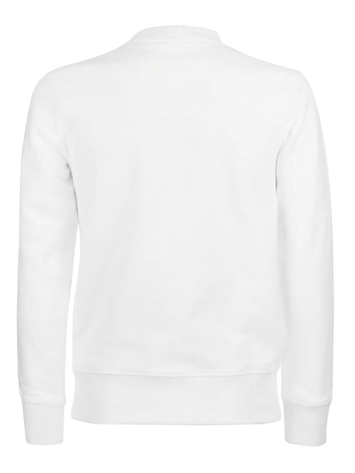 Lacoste Sweatshirt in White for Men | Lyst