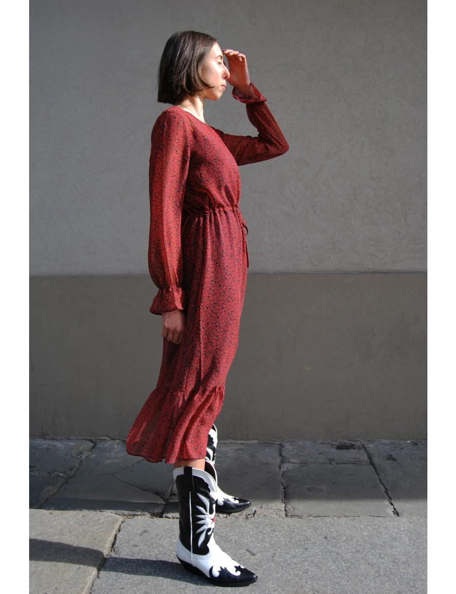 just female cherry maxi dress