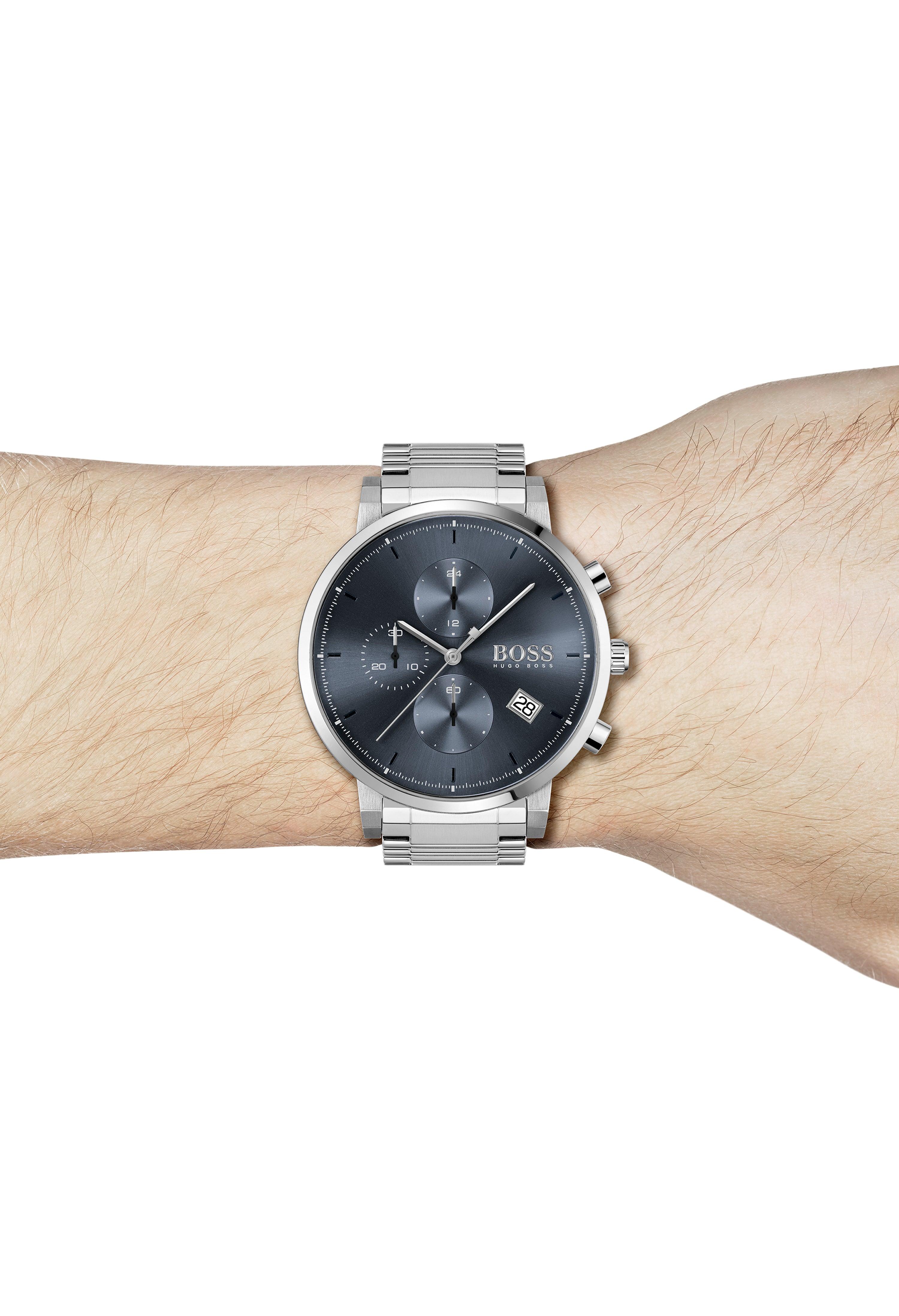 BOSS by HUGO BOSS Gents Integrity Chronograph Stainless Steel Bracelet  Watch for Men | Lyst