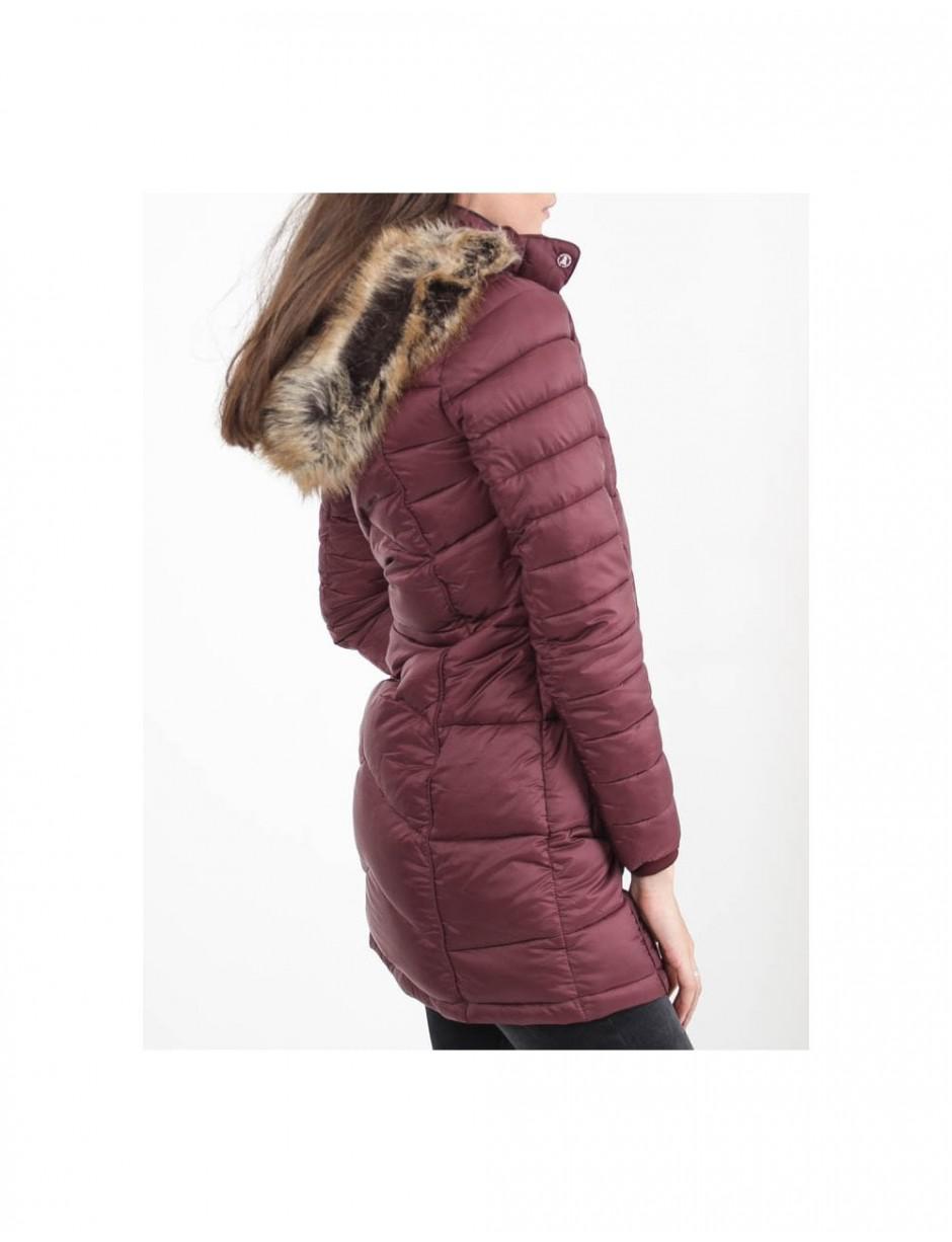 barbour hamble quilted coat burgundy