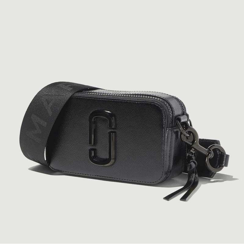 all black snapshot bag