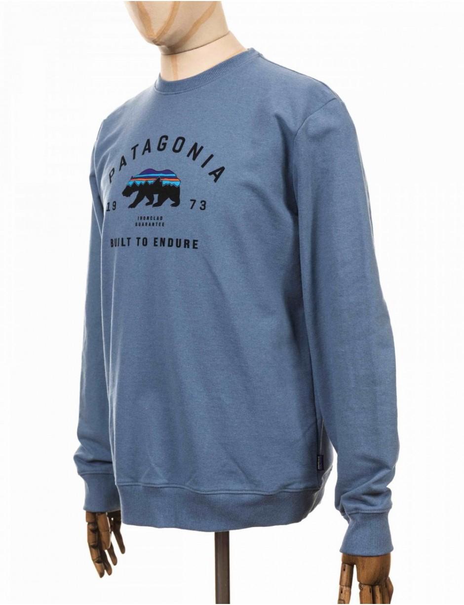 Patagonia Arched Fitz Roy Bear Uprisal Crew Sweatshirt - Pigeon Blue C for  Men - Lyst