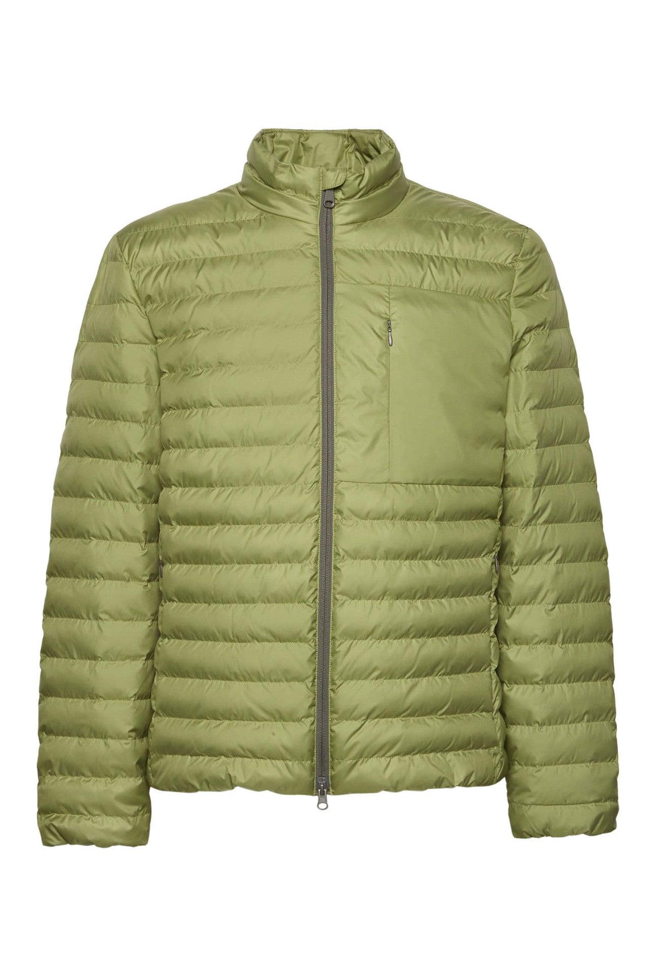 Geox Synthetic Dennie Short Padded Jacket in Green for Men | Lyst