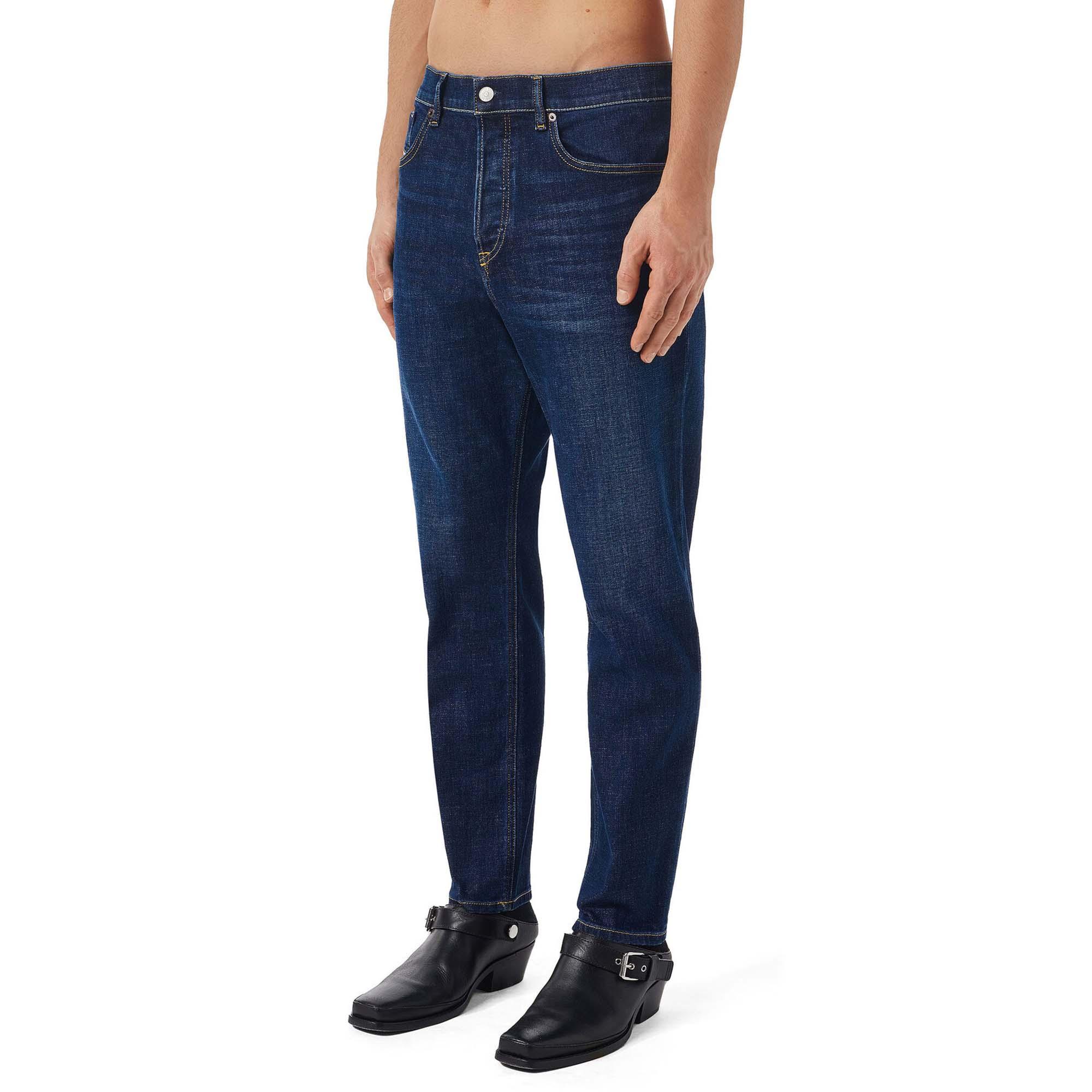 DIESEL Denim D-fining 09b90 Tapered Fit Jeans in Blue for Men - Save 35% |  Lyst