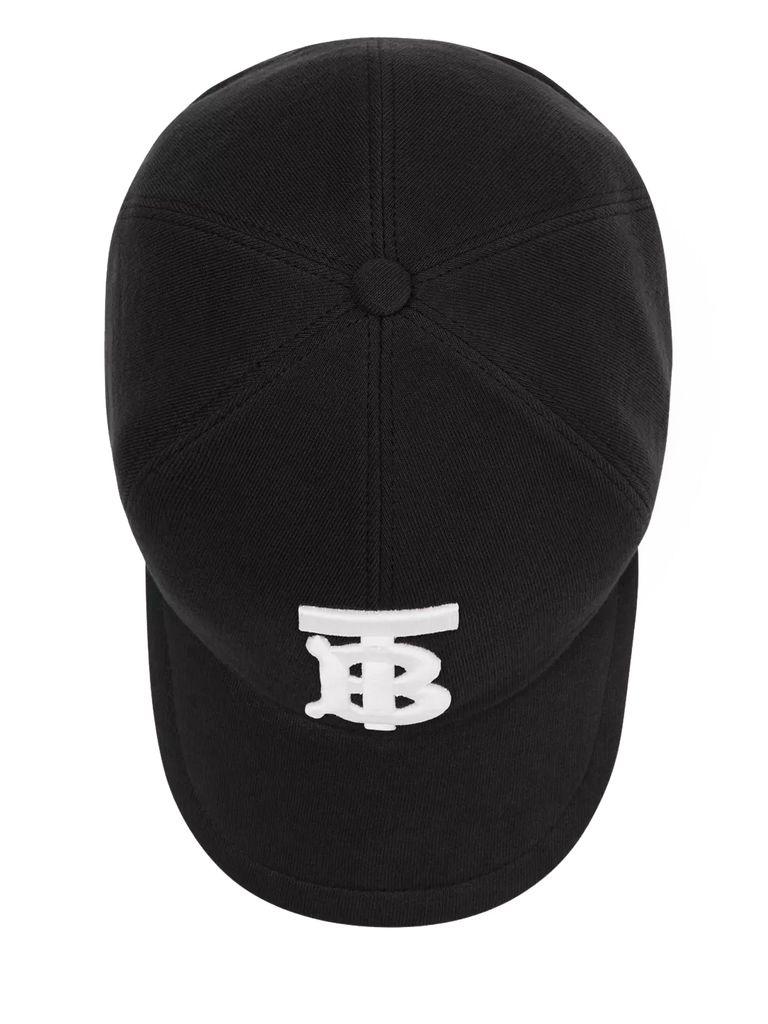Burberry Cotton Tb Monogram Baseball Cap in Black_white (Black) for Men -  Save 40% - Lyst