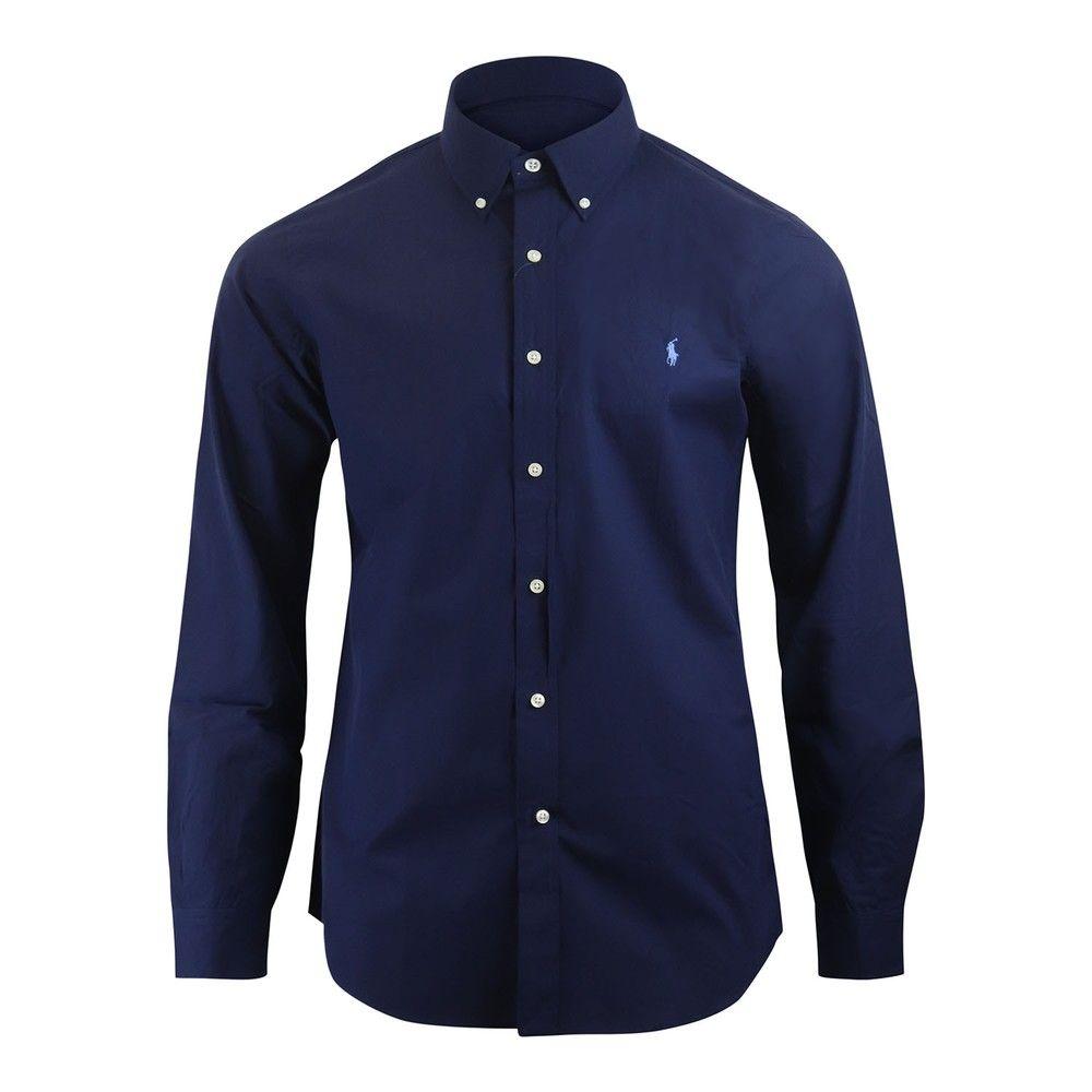 Ralph Lauren Menswear Sl Bd Ppc Spt - Natural Stretch Poplin Shirt in Blue  for Men | Lyst UK