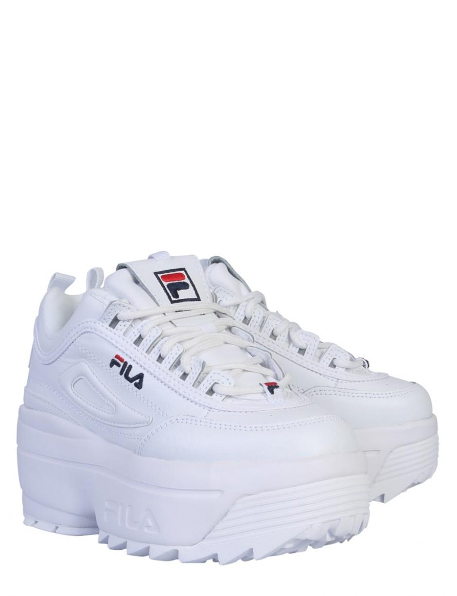 fila disruptor ii wedge white