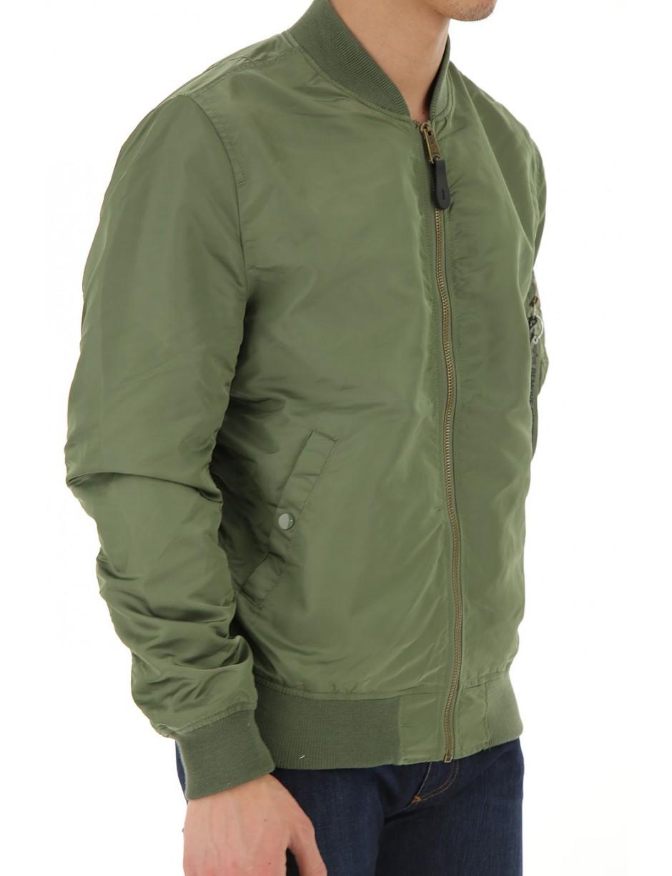 Alpha Industries Ma-1 Vf Lw Reversible Bomber Jacket in Green for Men ...