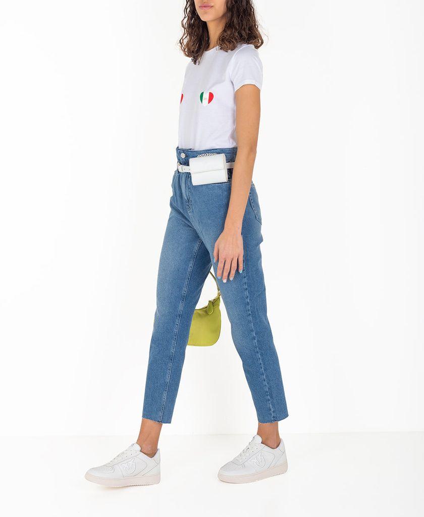 Liu Jo Denim Jeans Boyfriend Con Marsupio Ua2043d4622 in Blue | Lyst