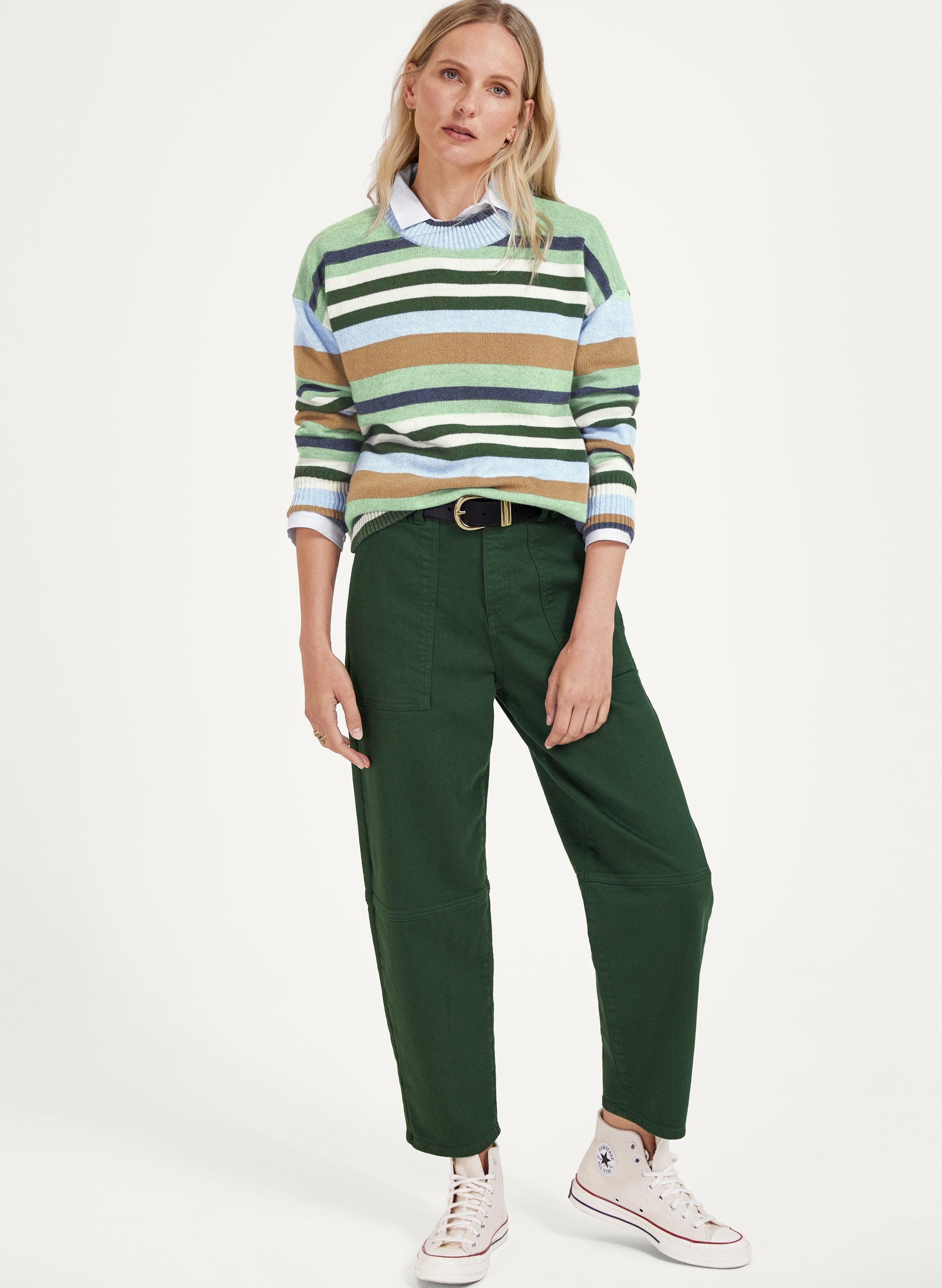Baukjen Denim Dinah Cash Crewneck 