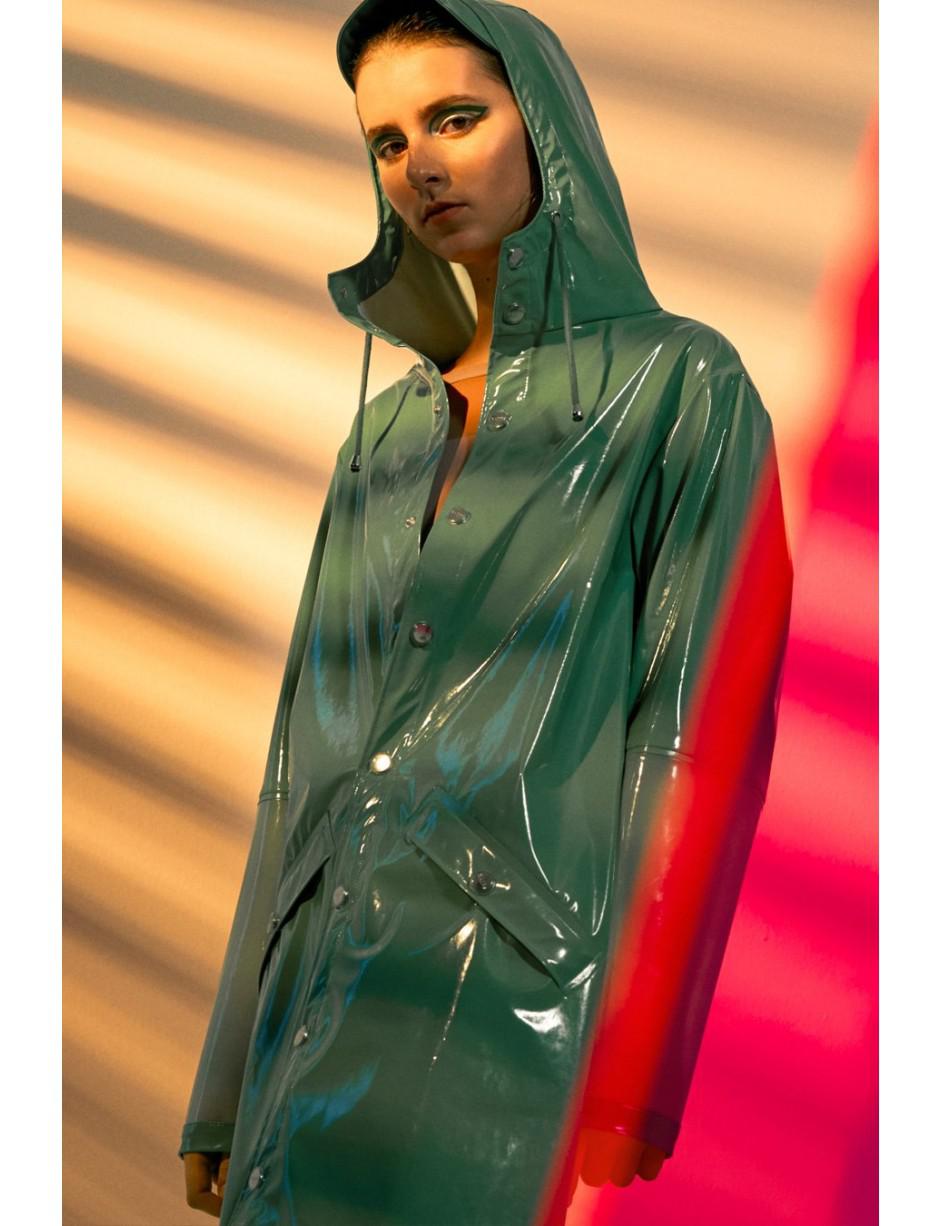 rains glossy jacket