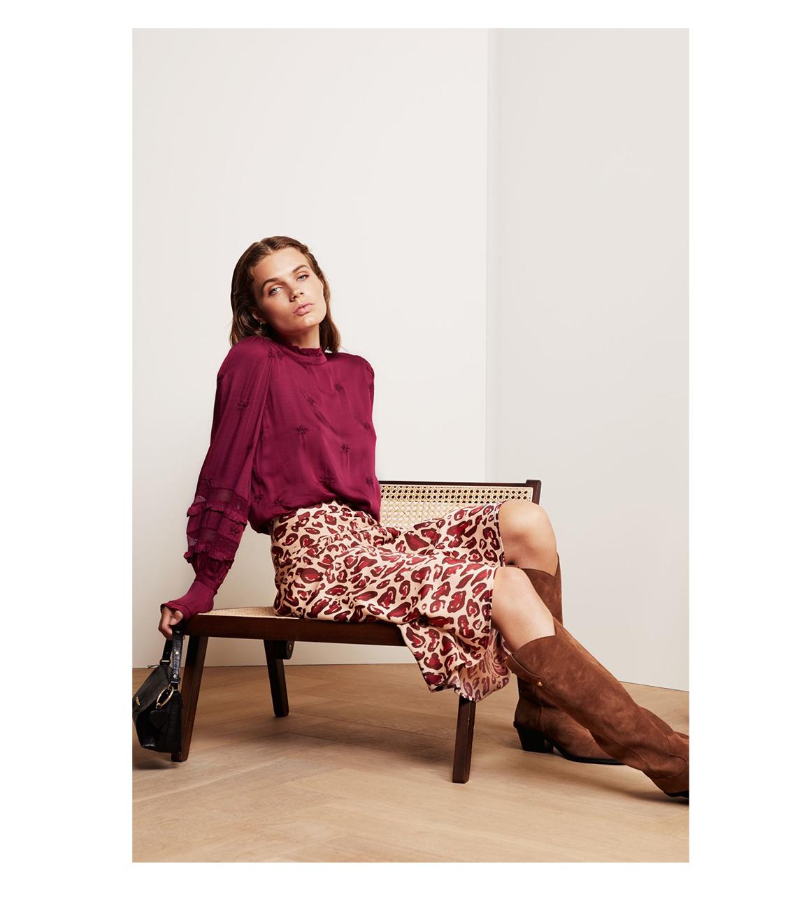 FABIENNE CHAPOT Claire Leopard Skirt | Lyst