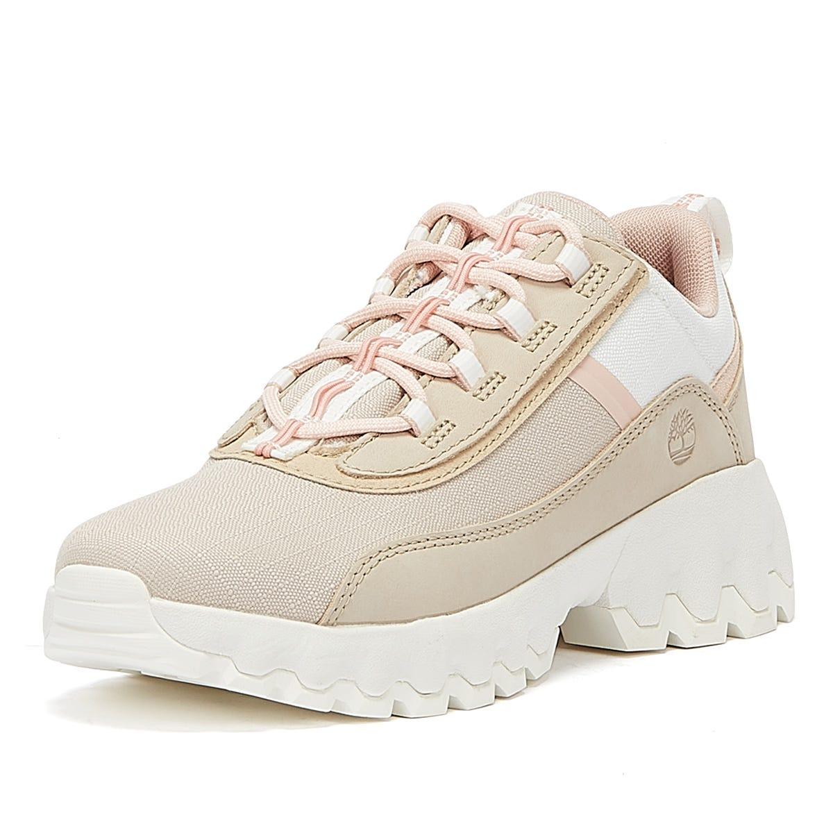 Timberland Leather Greenstride Edge Trainers in Natural | Lyst