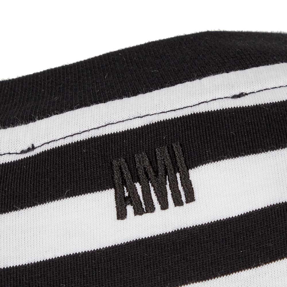 AMI Stripe T-shirt in Black for Men | Lyst