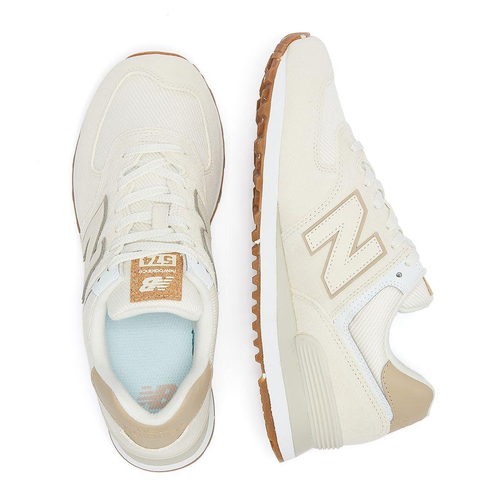 New Balance 574 / Tan Trainers in Natural - Lyst