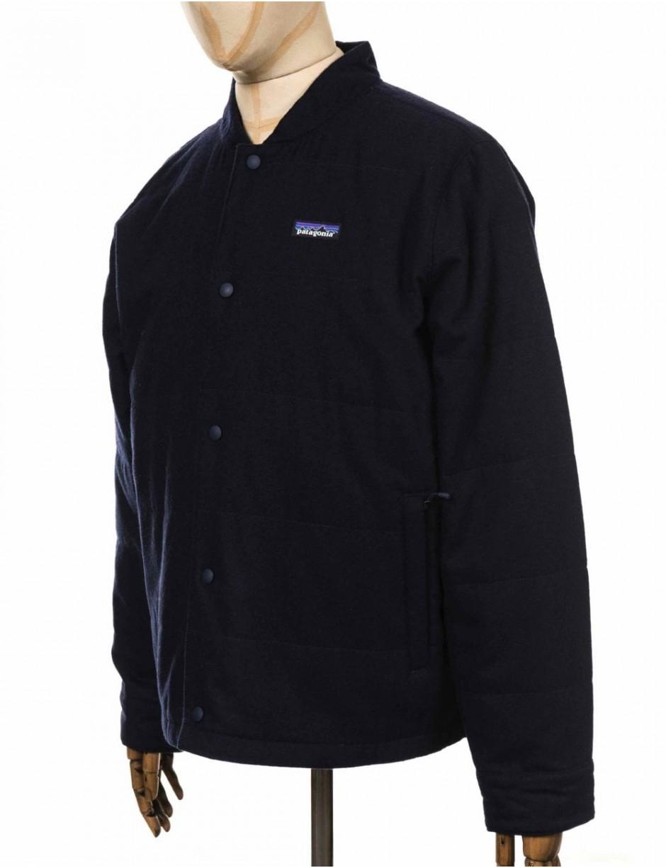 Patagonia Recycled Wool Bomber Jacket in Blue for Men Lyst
