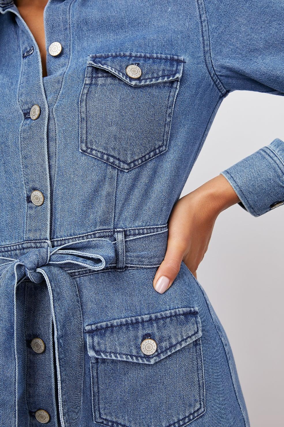 Rails Ciara Denim Dress in Blue | Lyst