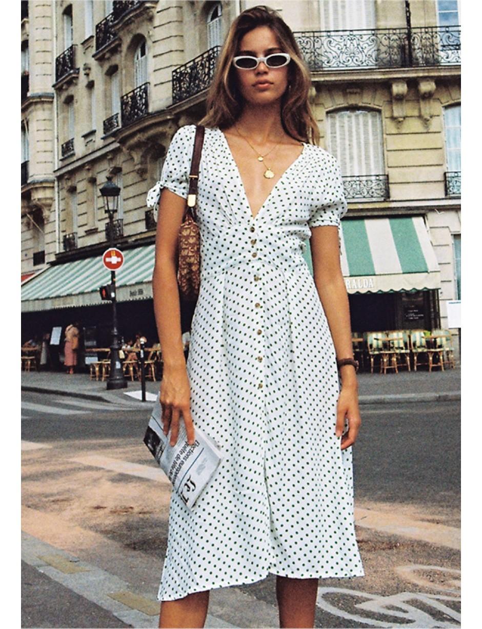 faithfull billie midi dress