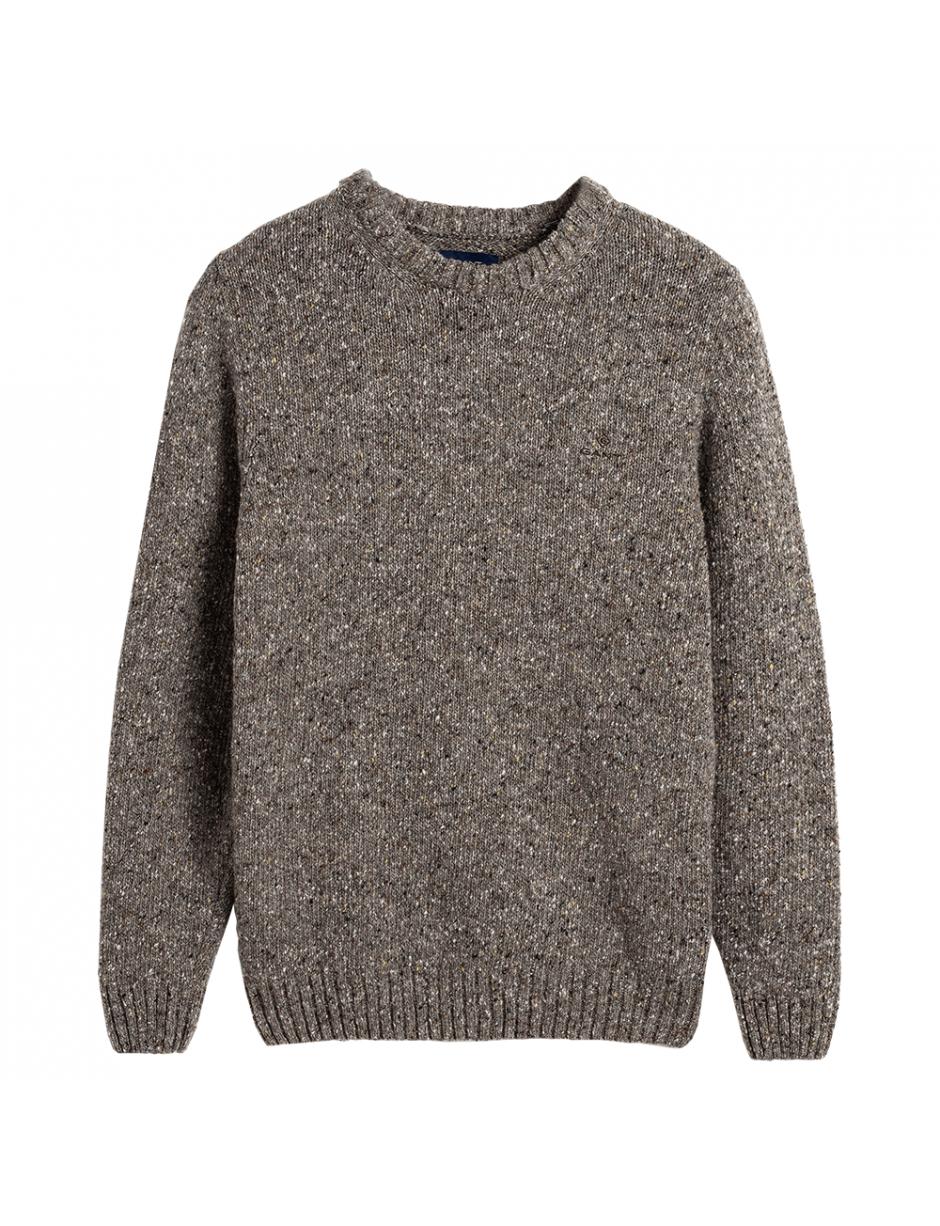 gant neps knit crew sweater