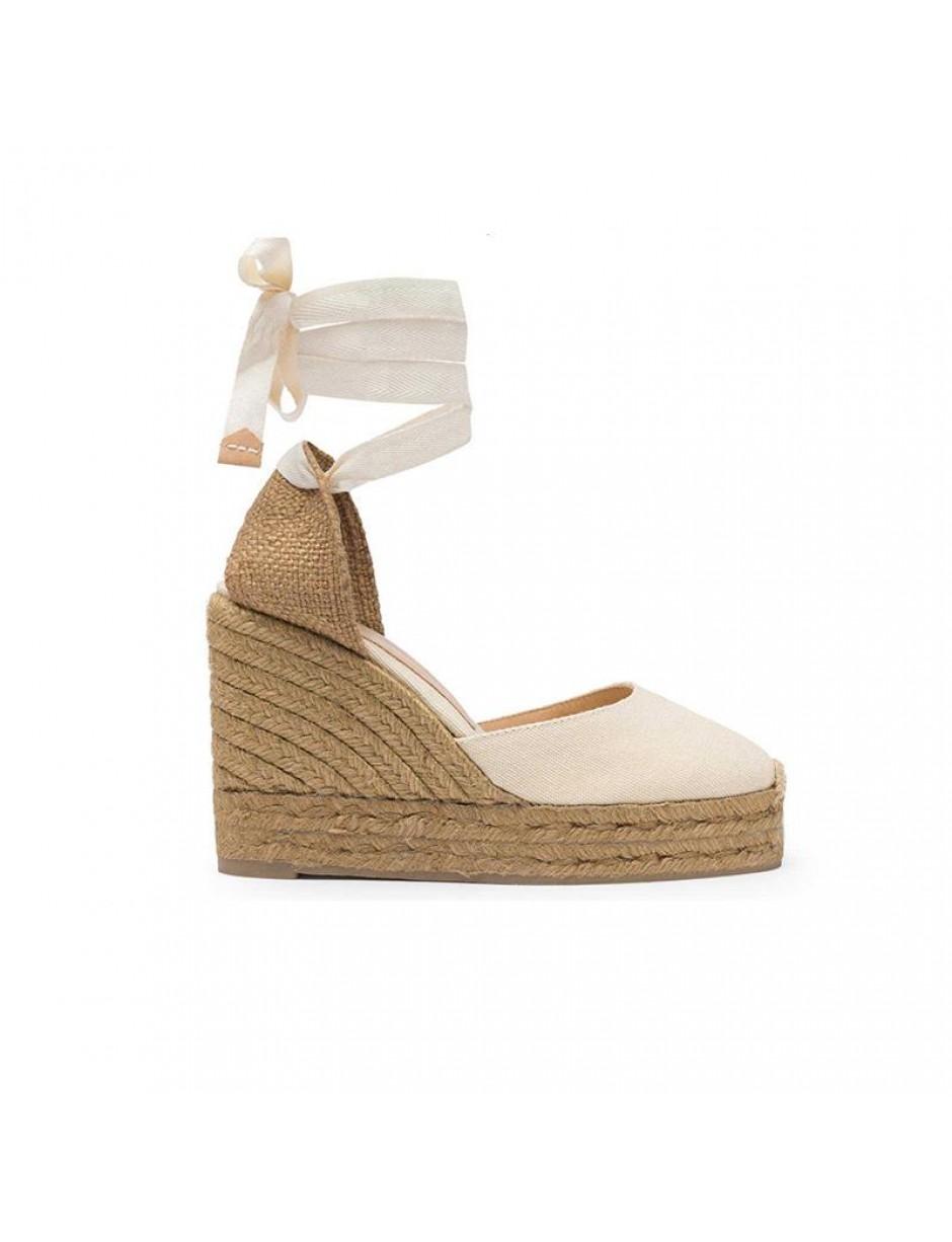 beige platform espadrilles