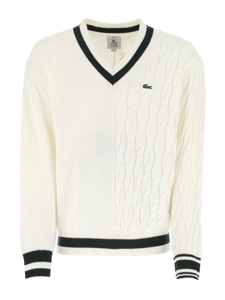 Lacoste Pullover in White for Men 