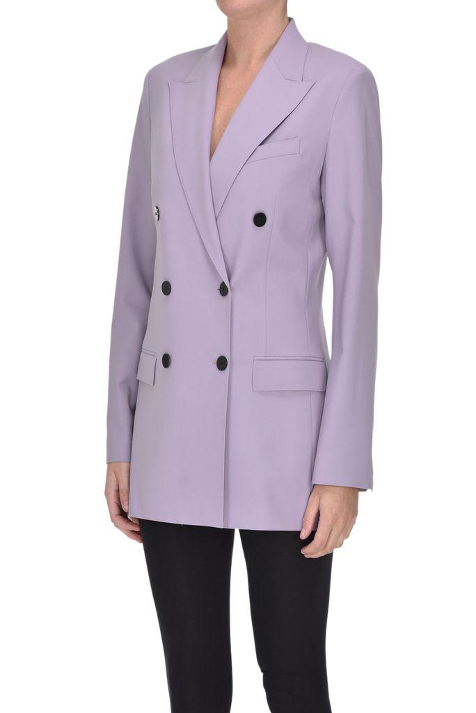 Theory Double-breasted Wool Blazer in 