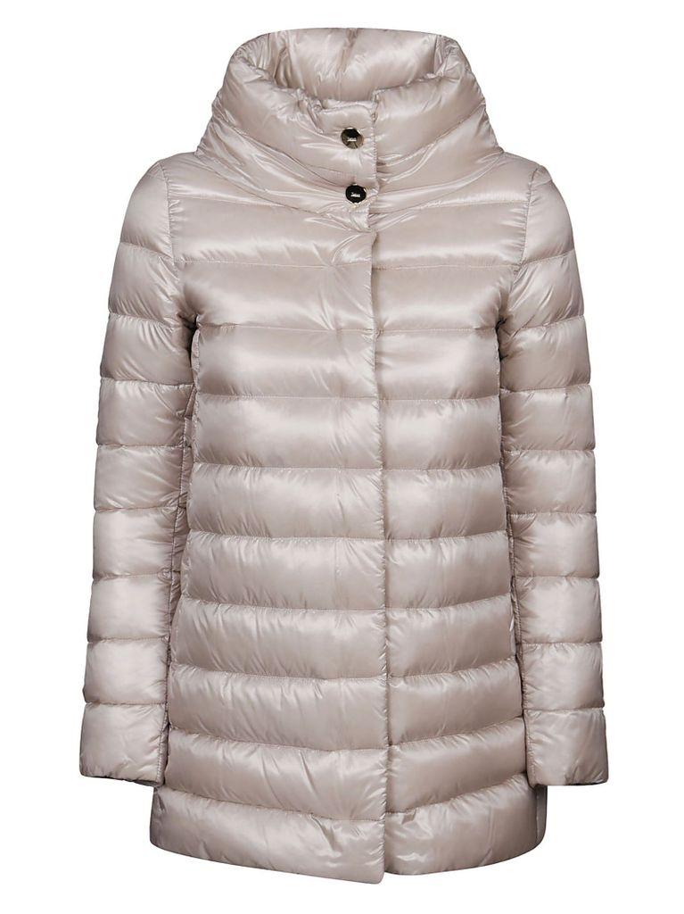 Herno Synthetic Women's Pi0505dic120171985 Pink Polyamide Down Jacket ...