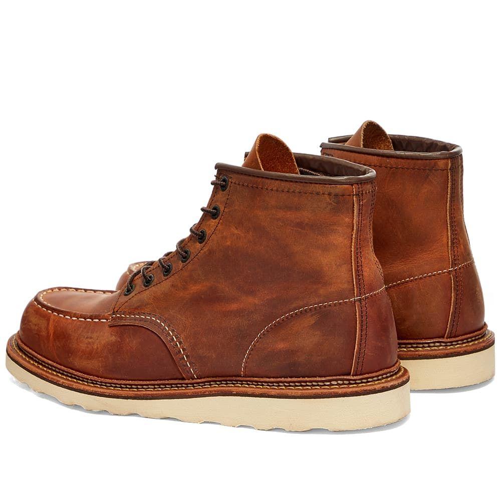 red wing 1907 heritage work 6 moc toe boot