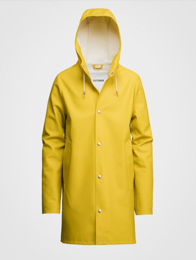 stutterheim yellow raincoat