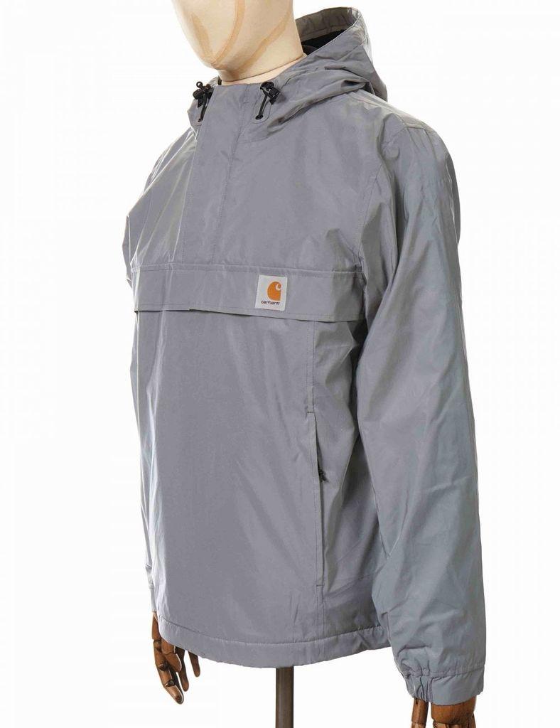 Carhartt Synthetic Wip Nimbus Reflective Pullover Jacket - Grey Reflective Colou in Gray for Men 
