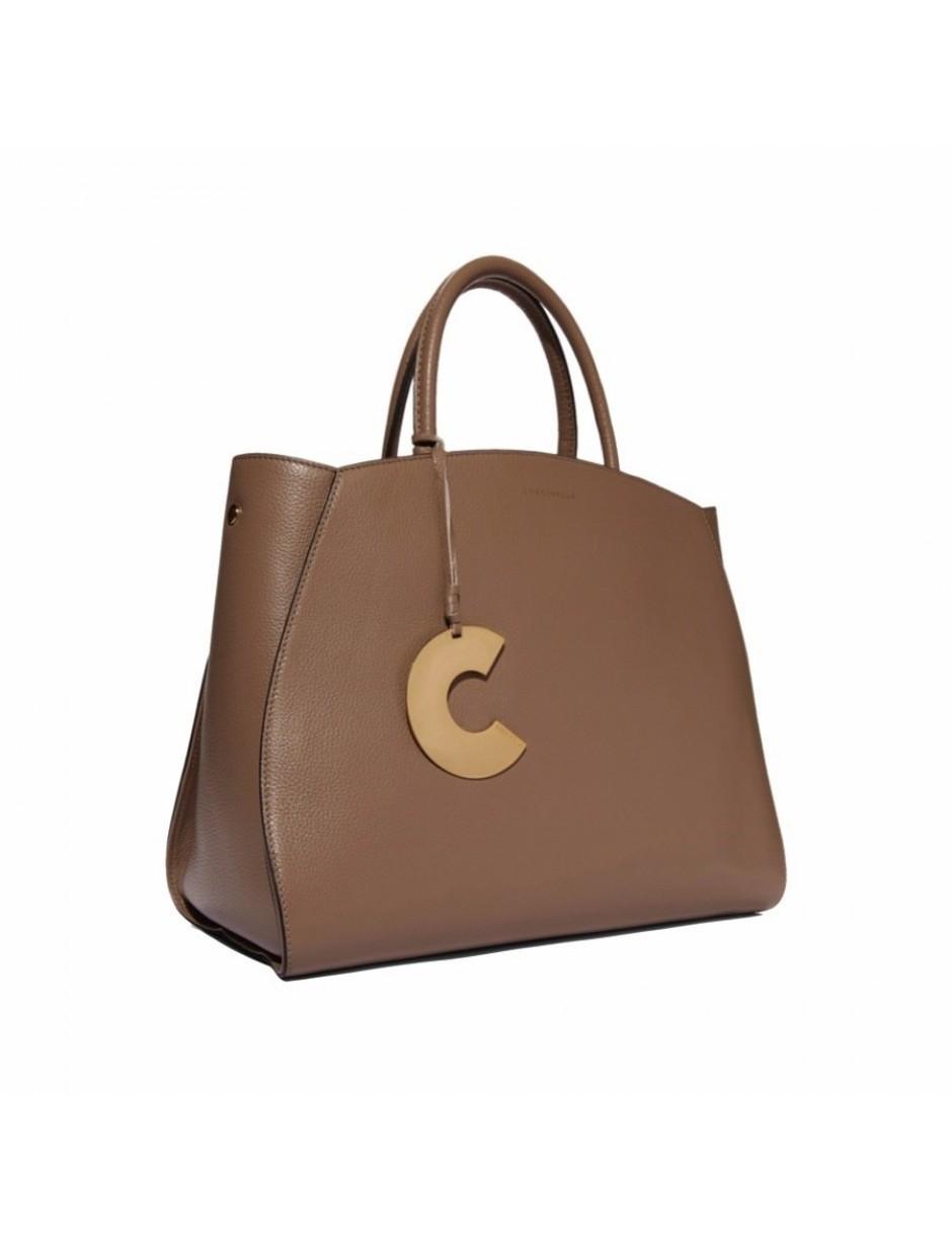 Coccinelle Leather Shoulder Bag in Brown Lyst