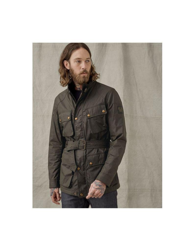 belstaff trialmaster olive