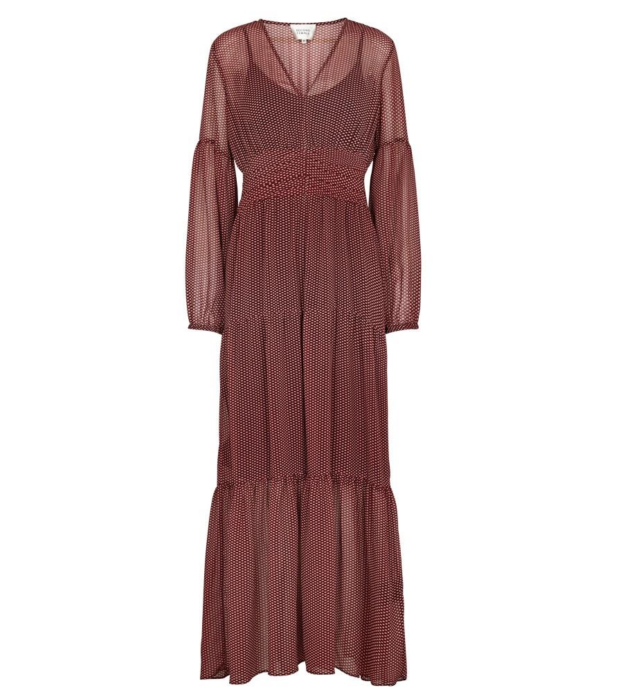 heat wrap maxi dress second female