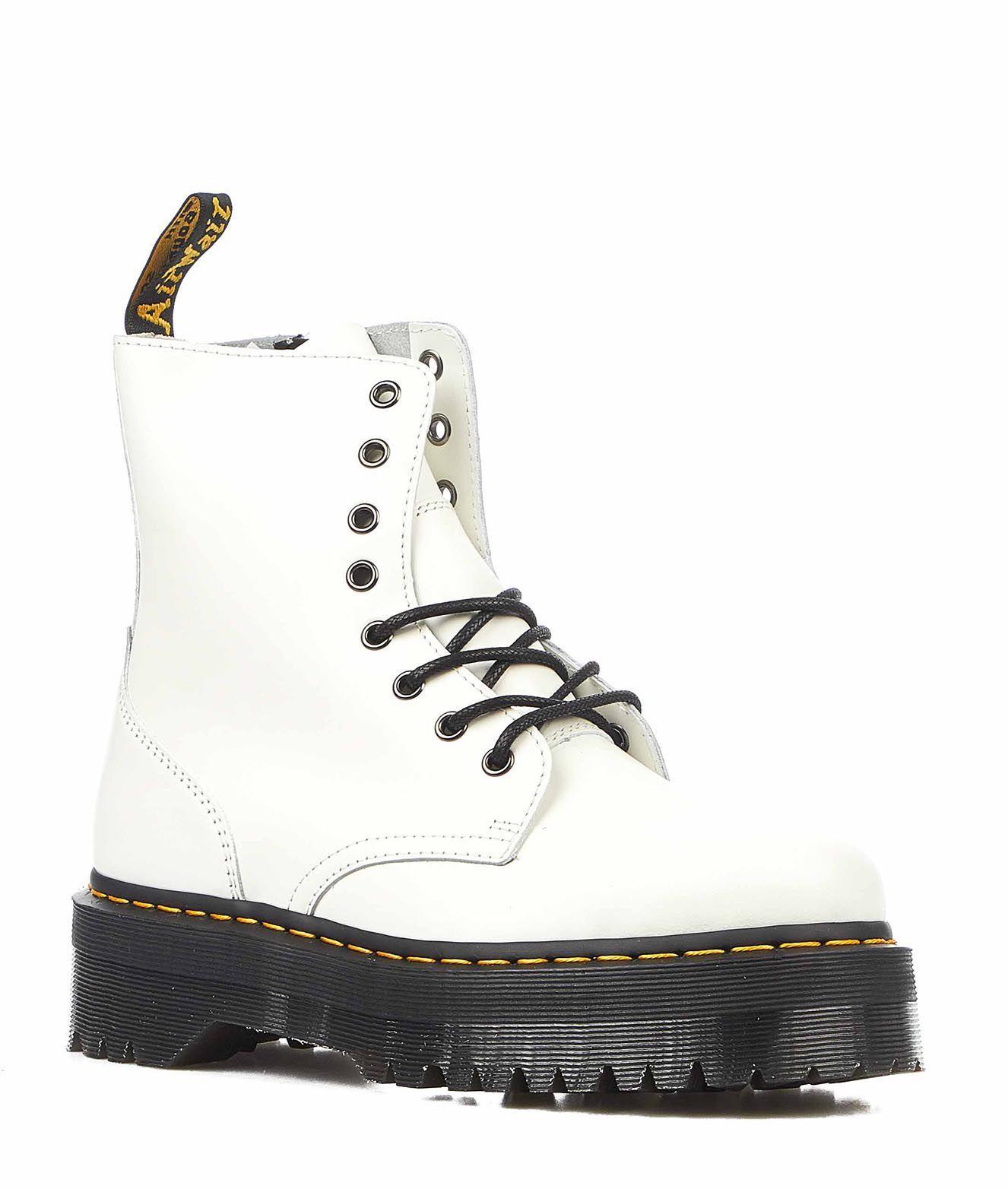 platform doc martens white