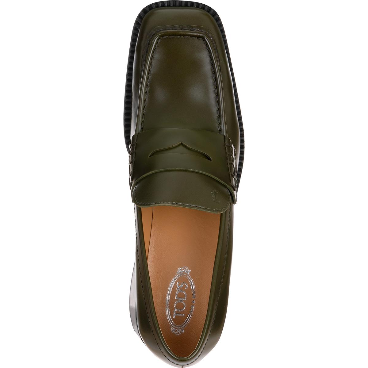 Tod's Tods: Mocassino Gomma Cuoio in Brown | Lyst