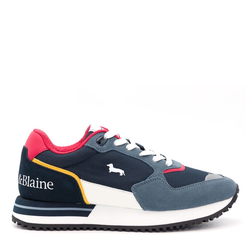 Harmont \u0026 Blaine Sneakers in Blue for Men | Lyst