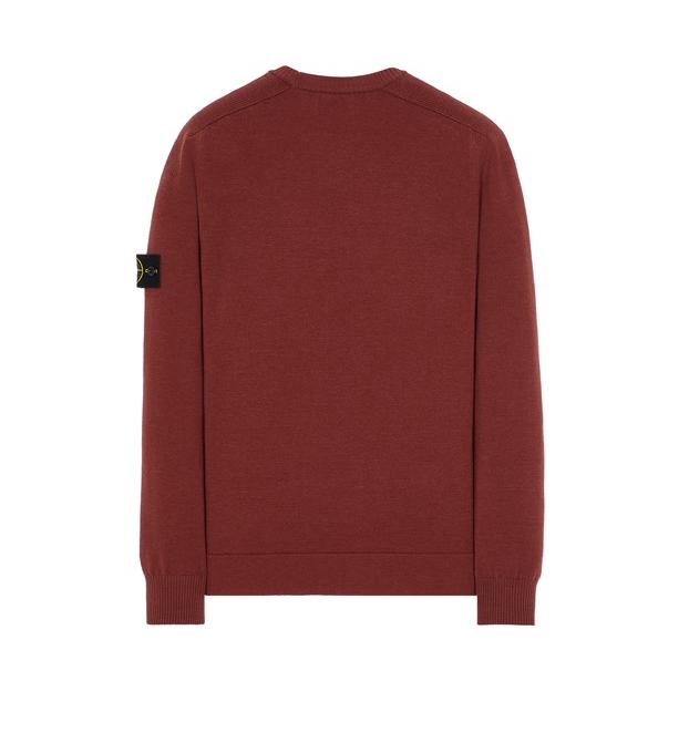 stone island red jumper