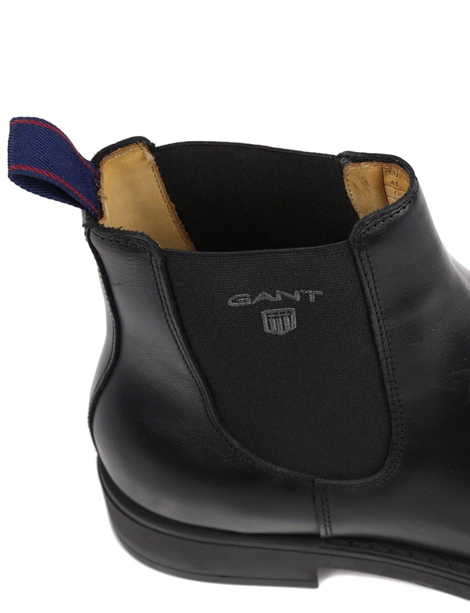 GANT Leather Oscar Chelsea Boots in Black for Men - Lyst