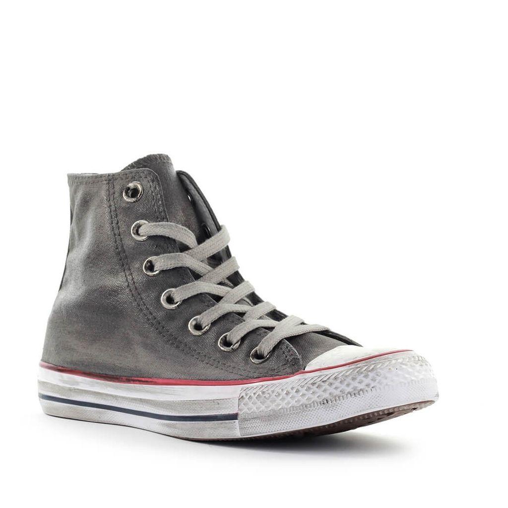 Converse Cotton Chuck Taylor All Star Waxed Sneaker in Grey (Gray) | Lyst