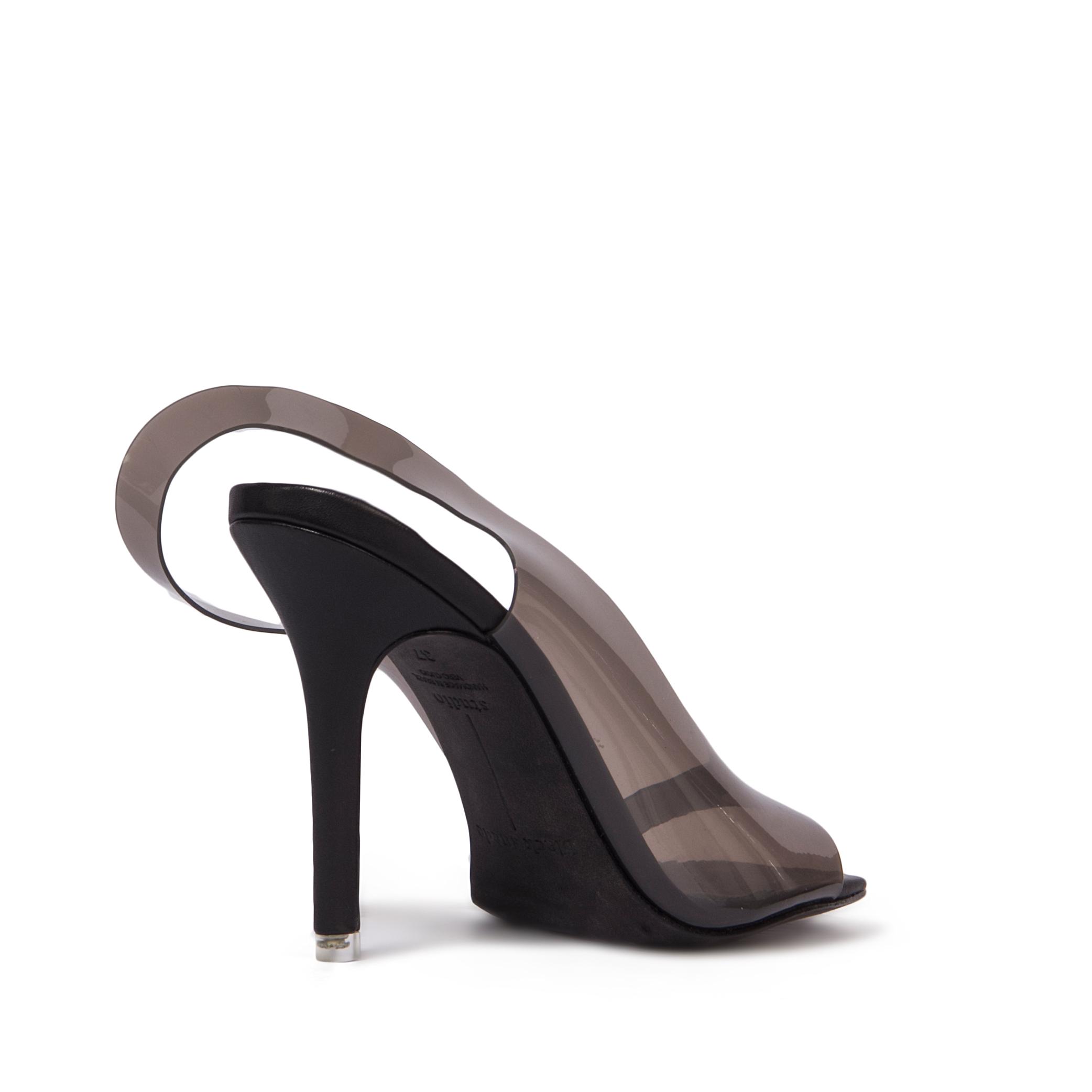 black suede studio shoes